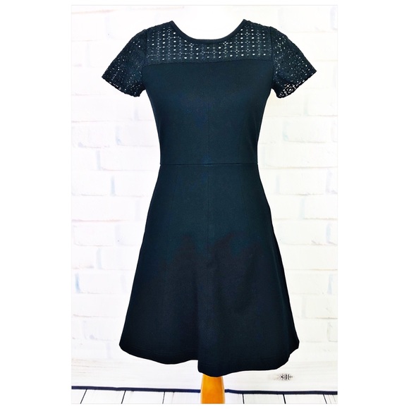 J. Crew Stretch Eyelet Dress - Picture 1 of 8